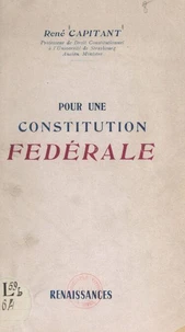 Pour une constitution fédérale
