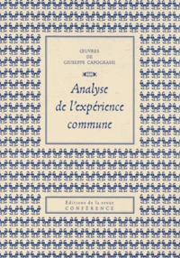 Analyse de l'expérience commune