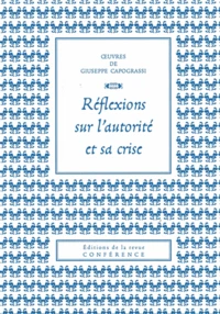 Réflexions sur l'autorité et sa crise