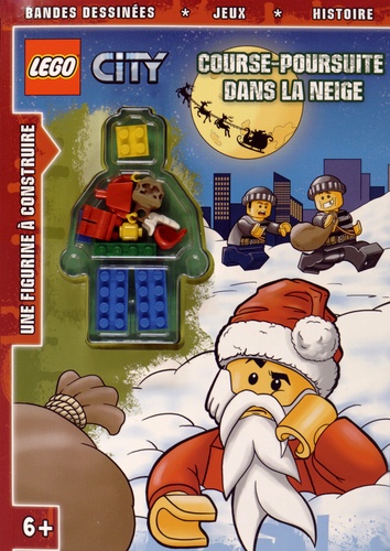 Carabas Editions - Lego City - Course poursuite dans la neige. Avec 1 figurine.