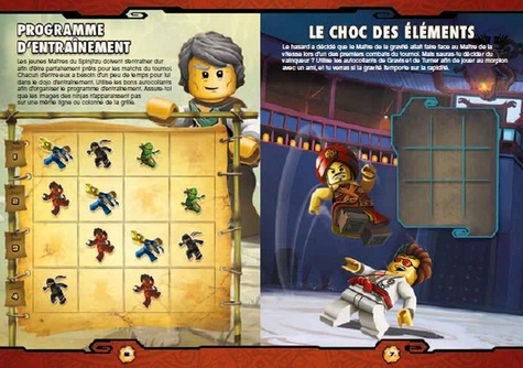 Lego Ninjago Masters of Spinjitzu. Prêt, partez, collez !