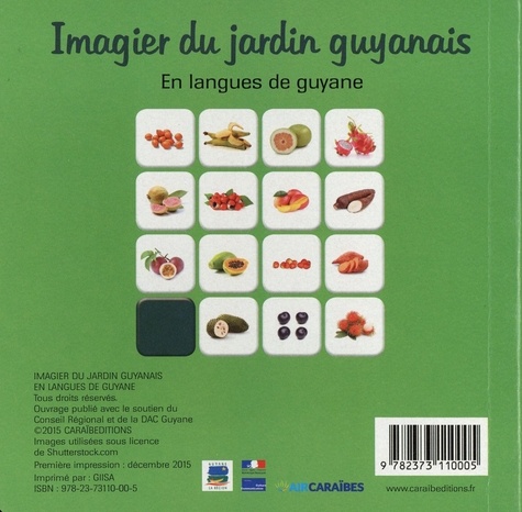 Imagier du jardin guyanais. En langues de Guyane