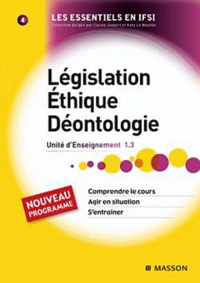 Carène Ponte et Alain de Broca - Législation, éthique, déontologie - UE 1.3.