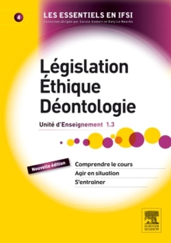 Carène Ponte et Alain de Broca - Législation, éthique, déontologie - UE 1.3.