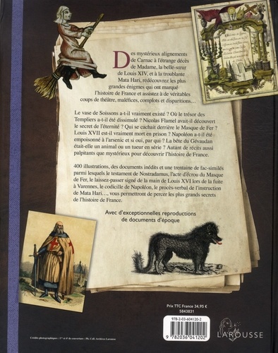 Les grandes énigmes de l'Histoire de France. Avec d'exceptionnelles reproductions de documents d'époque