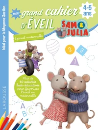Mon grand cahier d'éveil Sam & Julia La maison des souris