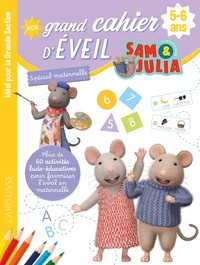 Mon grand cahier d'éveil Sam & Julia la maison des souris