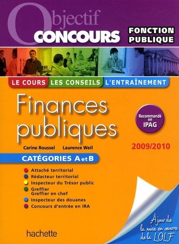 Carine Roussel et Laurence Weil - Finances publiques 2009-2010.