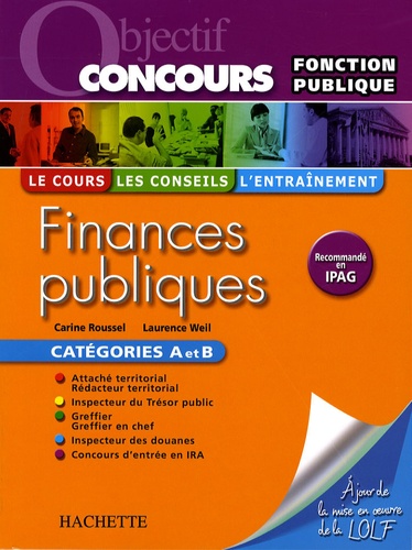 Carine Roussel et Laurence Weil - Finances publiques catégorie A et B.