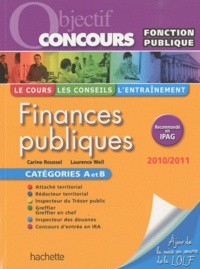 Carine Roussel et Laurence Weil - Finances publiques Catégories A et B - Fonction publique.