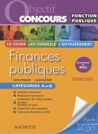 Carine Roussel et Laurence Weil - Finances publiques - Catégories A et B.