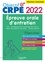 Objectif CRPE 2022 : épreuve orale EPS, Développement de l'enfant, Métier de professeur des écoles