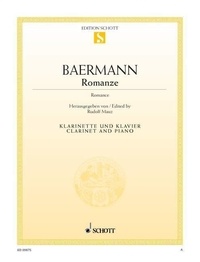 Carl Baermann - Romance - clarinet and piano..