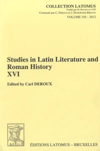 Studies in Latin Literature and Roman History