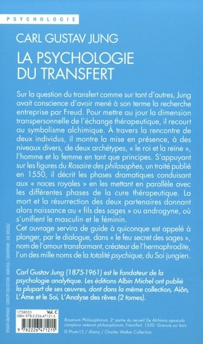 La psychologie du transfert. Illustrée à l'aide d'une série d'images alchimiques