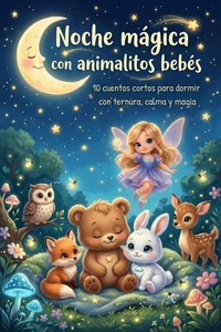 Noche mágica con animalitos bebés: 10 cuentos cortos para dormir con ternura, calma y magia