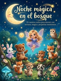 Noche mágica en el bosque: 10 cuentos para dormir con animalitos bebés