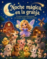 Noche mágica en la granja: 10 cuentos cortos para dormir con ternura, magia y animalitos bebés