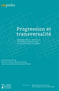 Progression et transversalité
