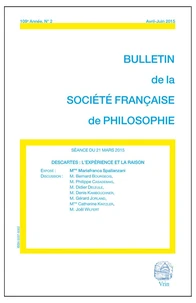 Descartes, l'expérience et la raison