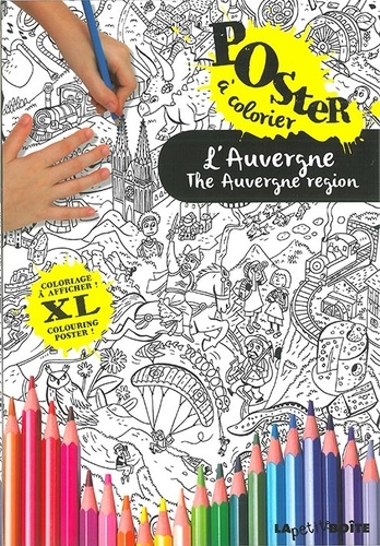 L'Auvergne. Poster à colorier