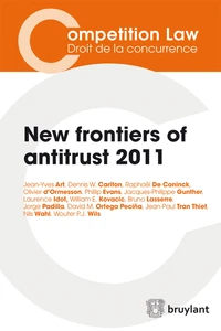 New frontiers of antitrust 2011