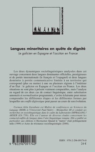 Langues minoritaires en quête de dignité. Le galicien en Espagne et l'occitan en France