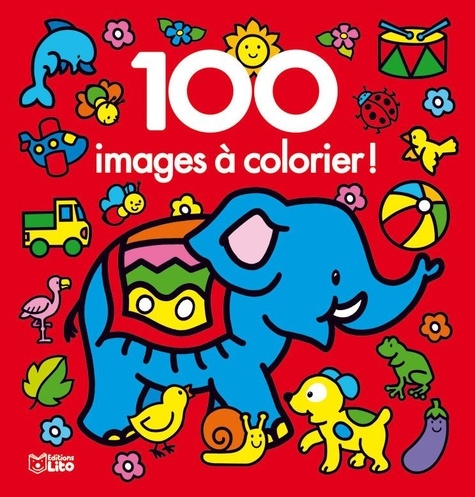 100 images à colorier !. Eléphant