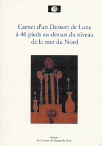 Carnet d'un dessert de lune à 46 pieds au-dessus du niveau de la Mer du nord