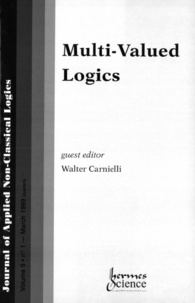  CARNIELLI - Multi-valued logics Journal of applied non-classical logics volume 9 n°1 1999.