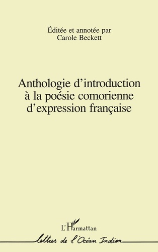 Anthologie d'introduction à la poésie comorienne d'expression française