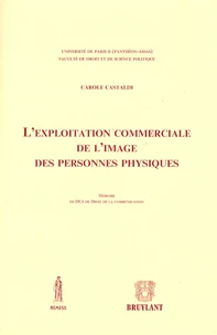 L'exploitation commerciale de l'image des personnes physiques