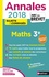 Mathématiques 3e. Sujets & corrigés  Edition 2018