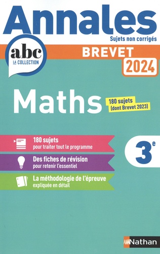 Maths 3e  Edition 2024