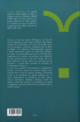 Cicéron et la Commune. Le rhéteur comme modèle civique (Italie, XIIIe-XIVe s.)