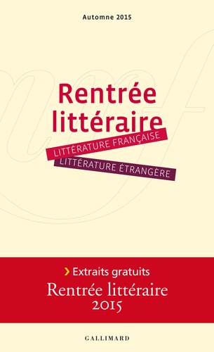 Carole Martinez et Clélia Anfray - Extraits gratuits - Rentrée littéraire Gallimard 2015.