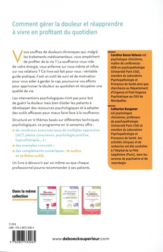 Mon programme pour mieux gérer la douleur chronique. 12 séances pour réapprendre à vivre pleinement