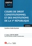 Carolina Cerda-Guzman - Cours de droit constitutionnel et des institutions de la Ve République.