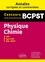 Physique-Chimie BCPST, G2E, Agro-Véto, ENS, ENCP. Annales corrigées et commentées 2018-2019-2020-2021