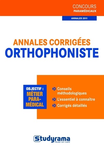 Caroline Binet - Annales corrigées orthophoniste.