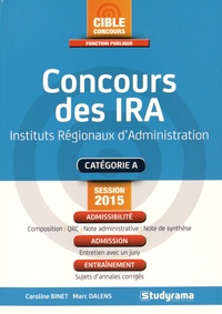 Caroline Binet et Marc Dalens - Concours des IRA.