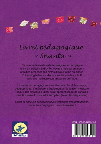 Shanta. Livret pédagogique