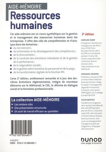 Ressources humaines 2e édition