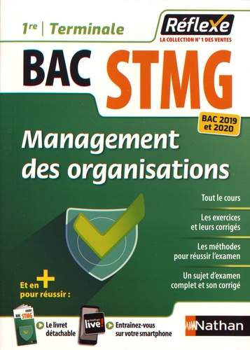 Management des organisations 1re et Tle Bac STMG  Edition 2019