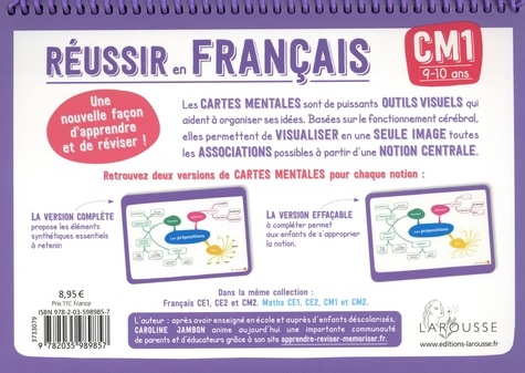 Français CM1 Mes cartes mentales. Réussir en français