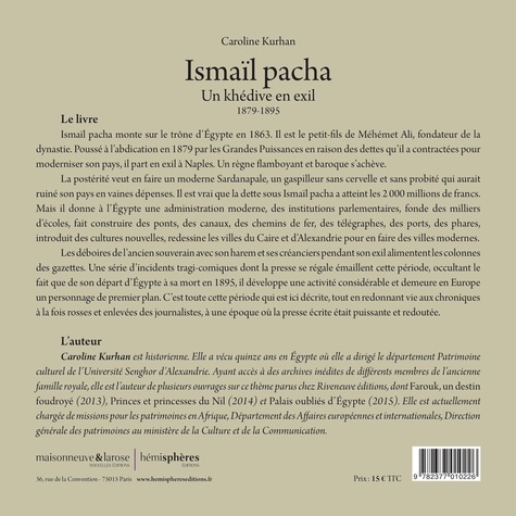 Ismaïl Pacha. Un khédive en exil 1879-1895 - Occasion