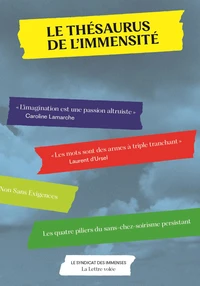 Le thésaurus de l'immensité