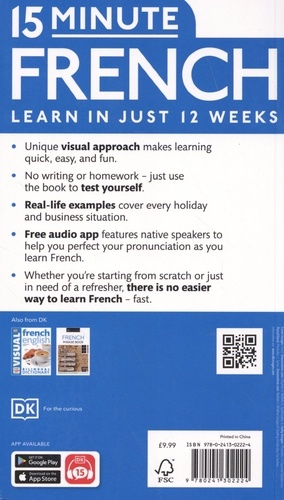 15 Minute French. Learn in just 12 weeks