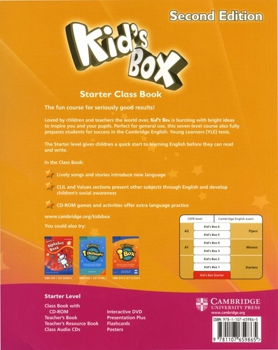 Kid's Box Starter Class Book 2nd edition -  avec 1 Cédérom