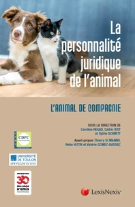 La personnalité juridique de l'animal